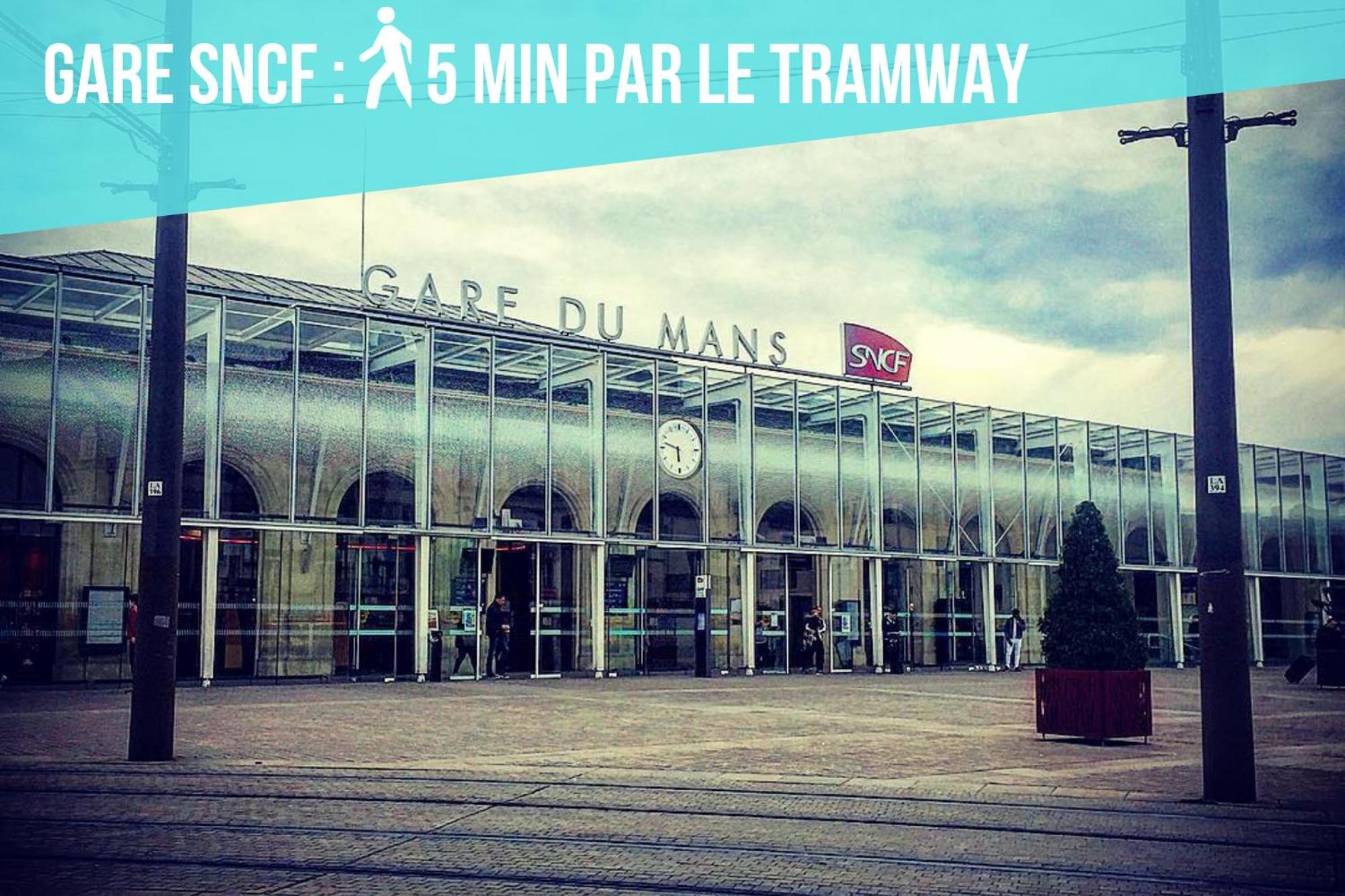 Tramway 10 Jaures Cosy Proche Gare Apartment Le Mans Exterior foto
